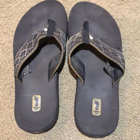 Men’s Teva Sz 9 Flip Flops - Picture 1 of 5